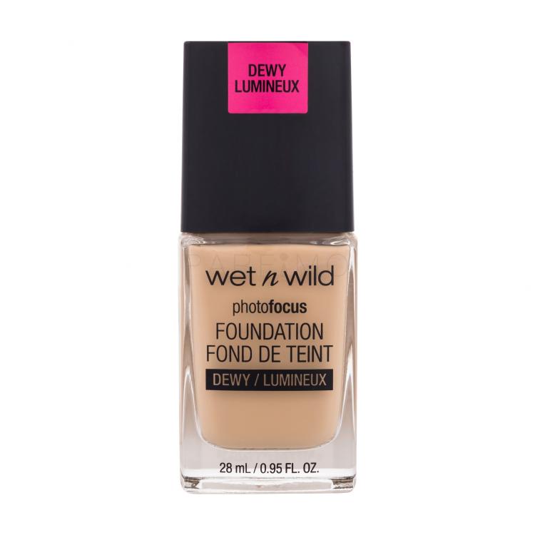 Wet n Wild Photo Focus Dewy Fondotinta donna 28 ml Tonalità Golden Beige