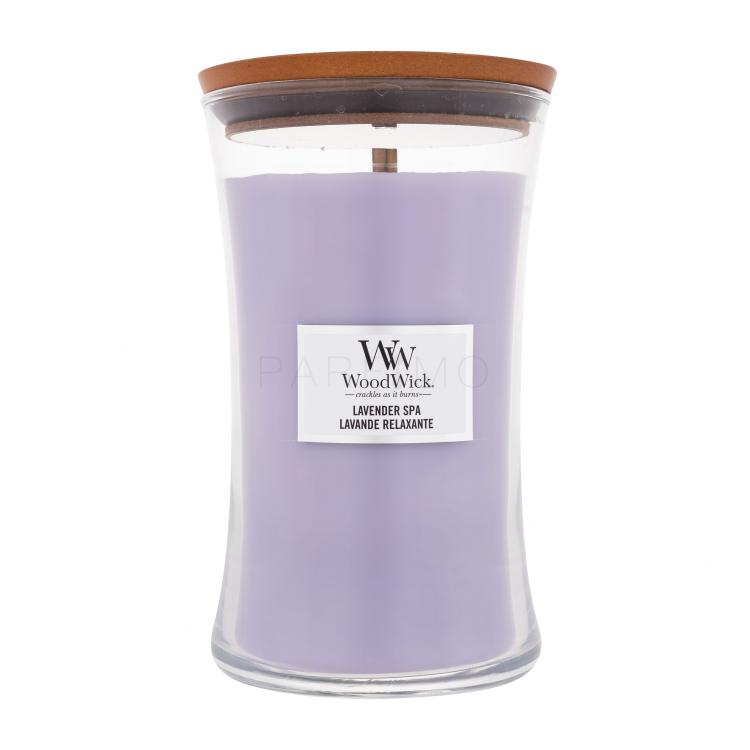 WoodWick Lavender Spa Candela profumata 610 g