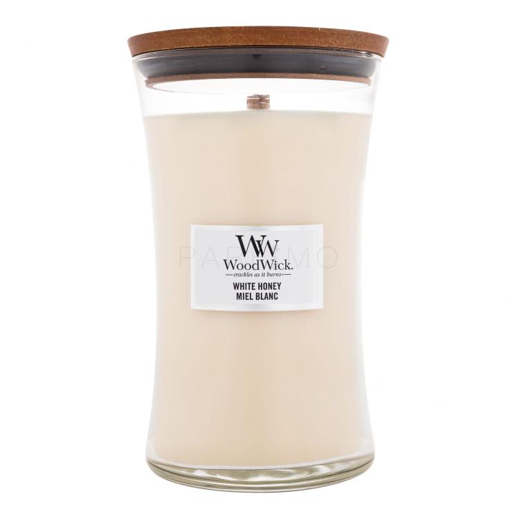 WoodWick White Honey Candela profumata 610 g