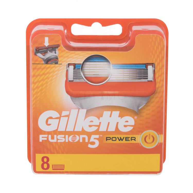 Gillette Fusion5 Power Lama di ricambio uomo 8 pz