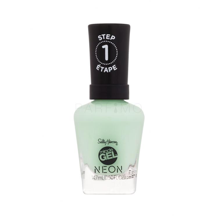 Sally Hansen Miracle Gel Neon Smalto per le unghie donna 14,7 ml Tonalità 052 Electri-Lime