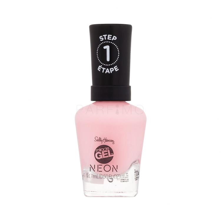 Sally Hansen Miracle Gel Neon Smalto per le unghie donna 14,7 ml Tonalità 051 Peach Please