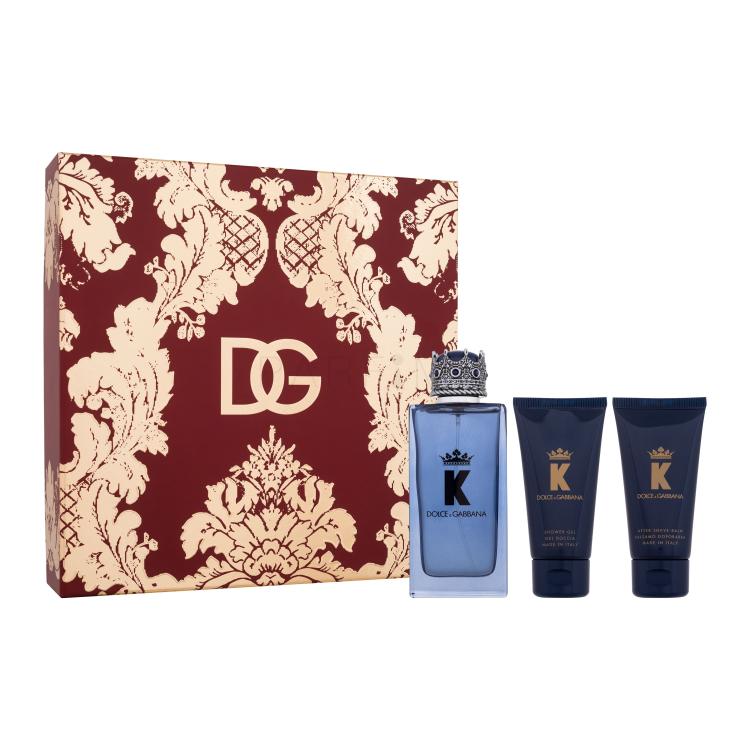 Dolce&amp;Gabbana K Pacco regalo eau de parfume 100 ml + doccia gel 50 ml + balsamo dopobarba 50 ml