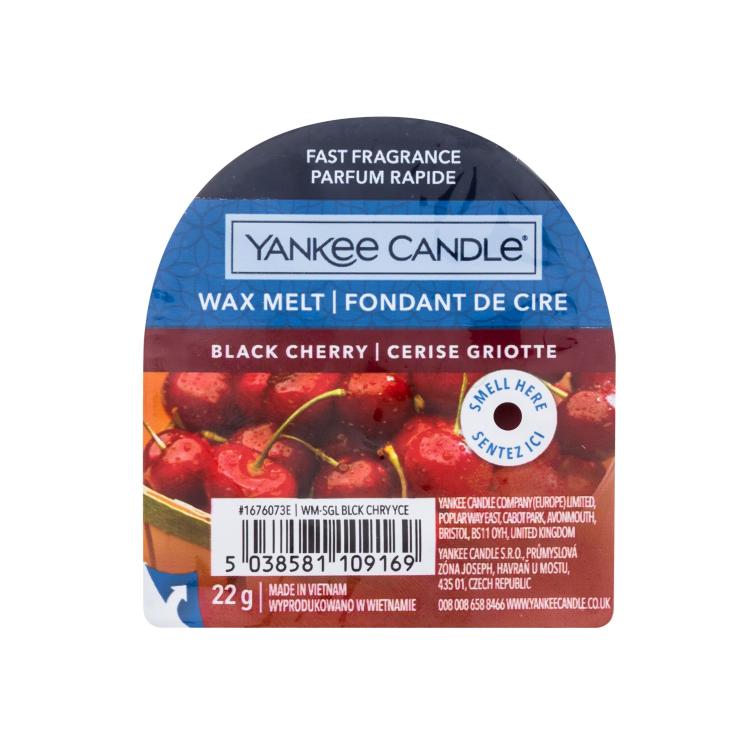 Yankee Candle Black Cherry Cera profumata 22 g