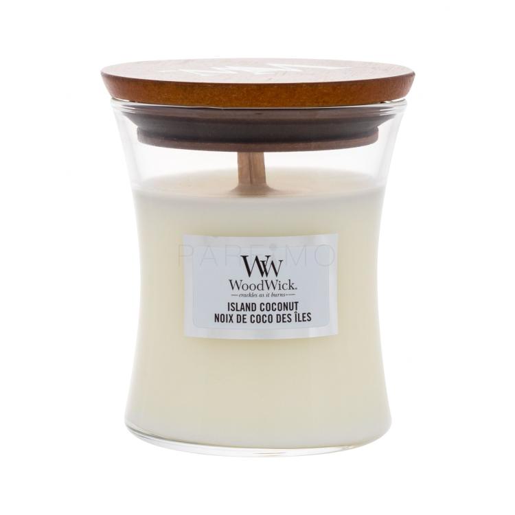 WoodWick Island Coconut Candela profumata 85 g