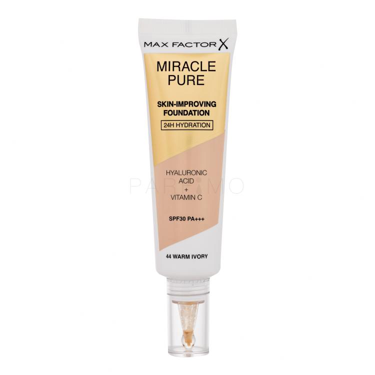 Max Factor Miracle Pure Skin-Improving Foundation SPF30 Fondotinta donna 30 ml Tonalità 44 Warm Ivory