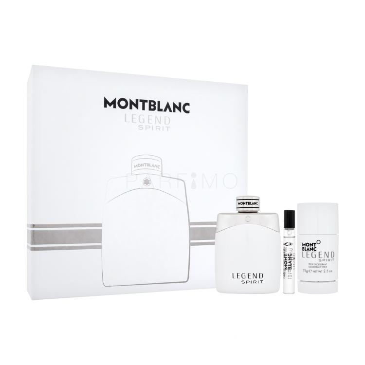 Montblanc Legend Spirit Pacco regalo eau de toilette 100 ml + eau de toilette 7,5 ml + deostick 75 g