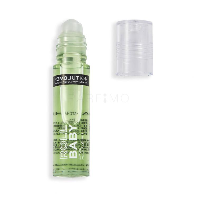 Revolution Relove Baby Roll Lip Oil Olio labbra donna 5 ml Tonalità Matcha