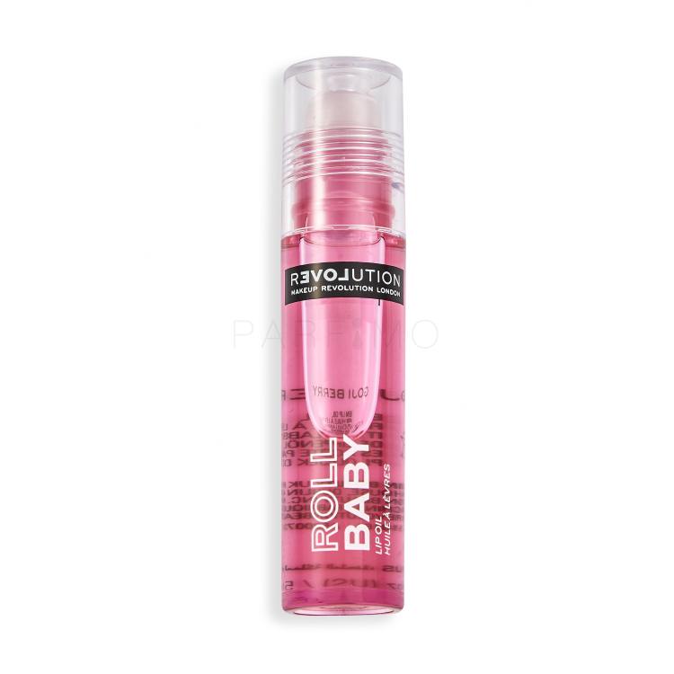 Revolution Relove Baby Roll Lip Oil Olio labbra donna 5 ml Tonalità Goji Berry