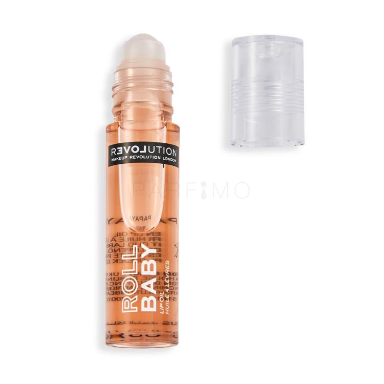 Revolution Relove Baby Roll Lip Oil Olio labbra donna 5 ml Tonalità Papaya