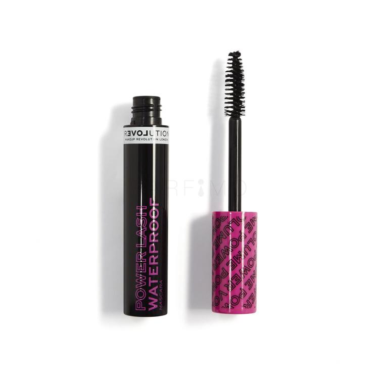 Revolution Relove Power Lash Volume Waterproof Mascara donna 8 ml Tonalità Black