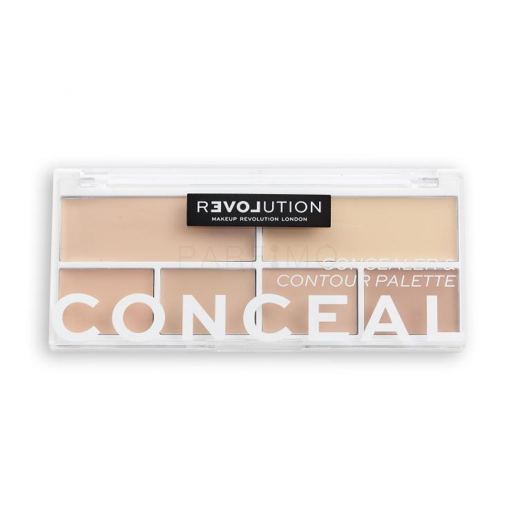 Revolution Relove Conceal Me Concealer &amp; Contour Palette Contouring palette donna 11,2 g Tonalità Fair