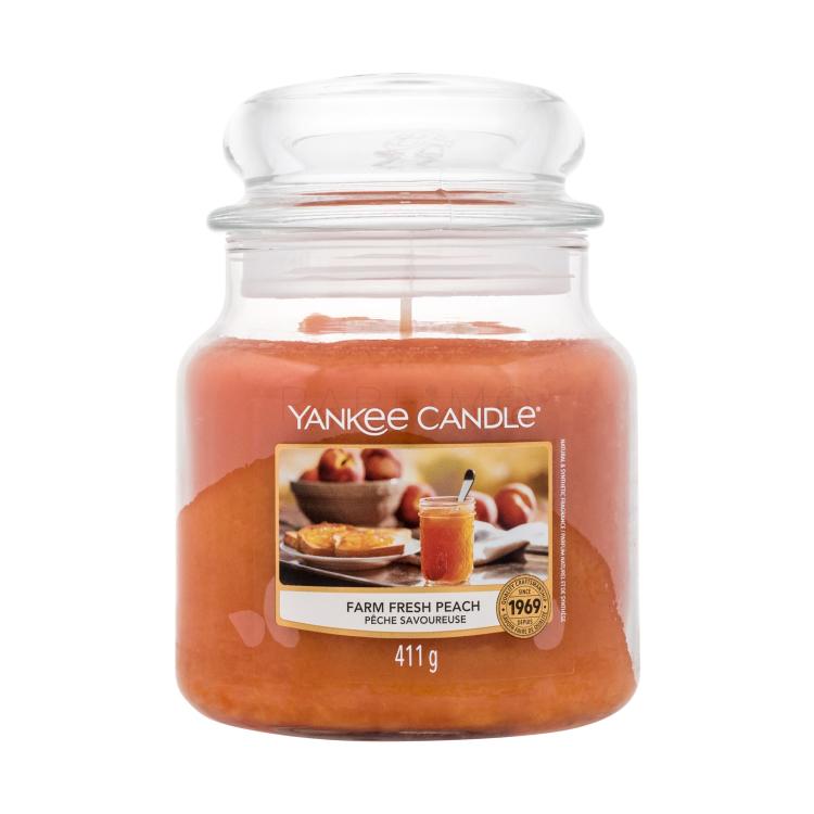 Yankee Candle Farm Fresh Peach Candela profumata 411 g