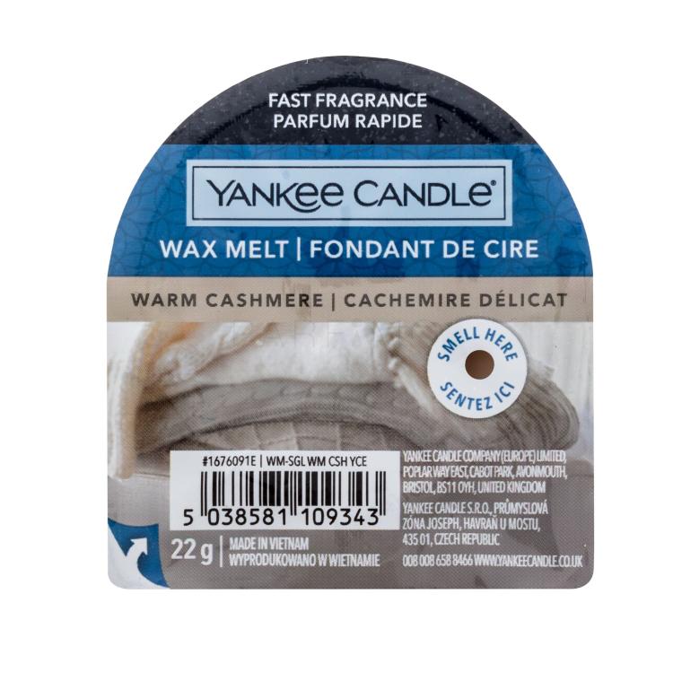 Yankee Candle Warm Cashmere Cera profumata 22 g