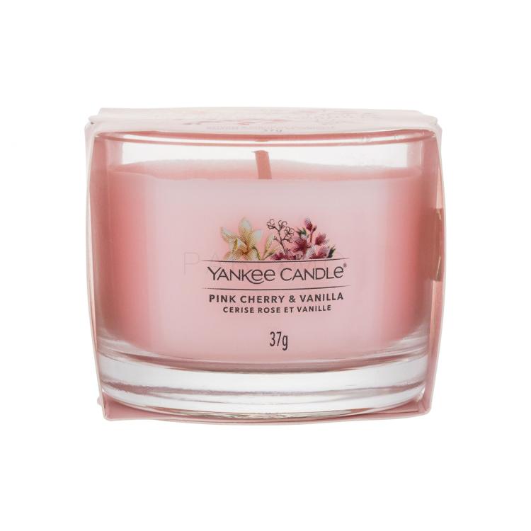 Yankee Candle Pink Cherry &amp; Vanilla Candela profumata 37 g