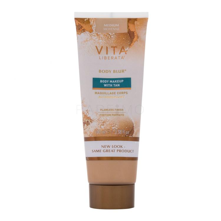 Vita Liberata Body Blur™ Body Makeup With Tan Fondotinta donna 100 ml Tonalità Medium