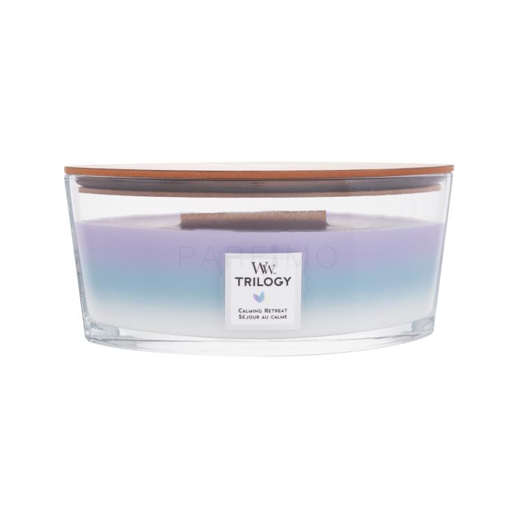 WoodWick Trilogy Calming Retreat Candela profumata 453,6 g