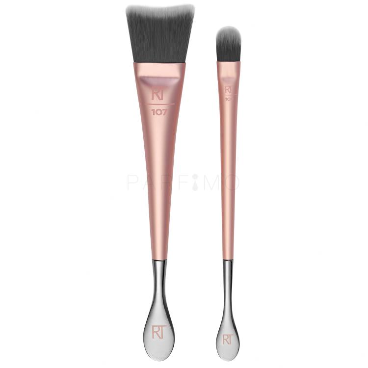 Real Techniques Prep Skincare Brush Duo Pacco regalo pennello cosmetico Prep RT 107 Pennello viso 1 pz + pennello cosmetico Prep RT 109 Pennello occhi 1 pz