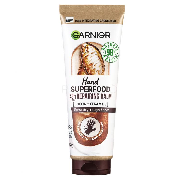 Garnier Hand Superfood 48h Repairing Balm Crema per le mani donna 75 ml