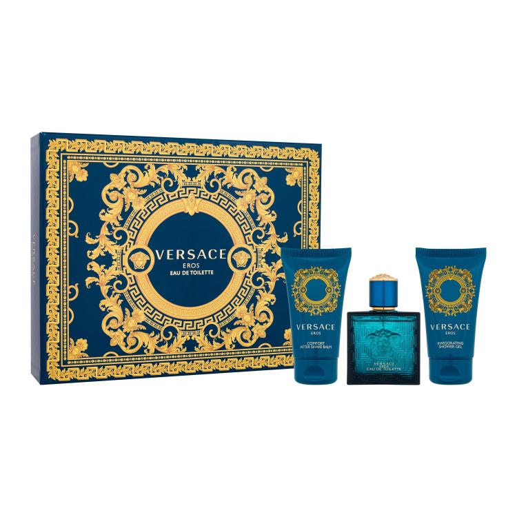 Versace Eros Pacco regalo eau de toilette 50 ml + gel doccia 50 ml + balsamo dopobarba 50 ml