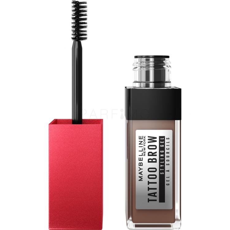 Maybelline Tattoo Brow 36H Styling Gel Gel e pomate per sopracciglia donna 6 ml Tonalità 255 Soft Brown