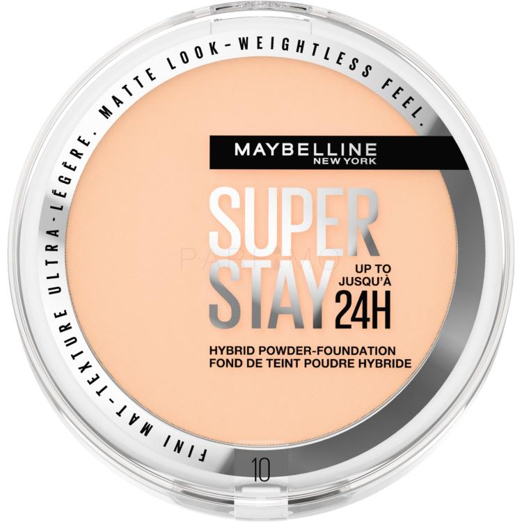 Maybelline Superstay 24H Hybrid Powder-Foundation Fondotinta donna 9 g Tonalità 10