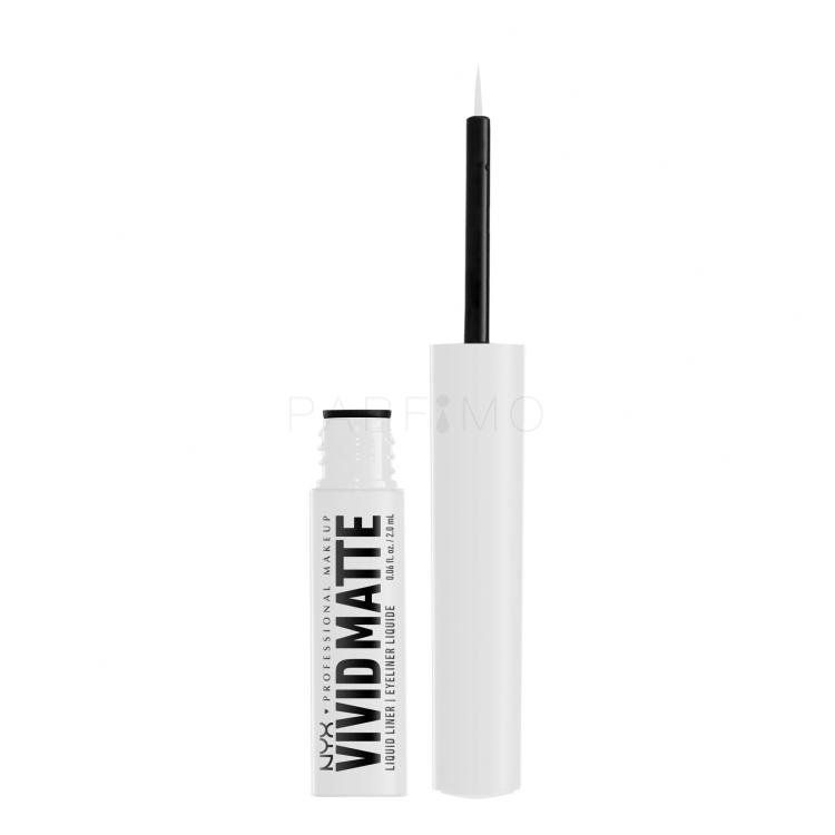 NYX Professional Makeup Vivid Matte Eyeliner donna 2 ml Tonalità 02 White