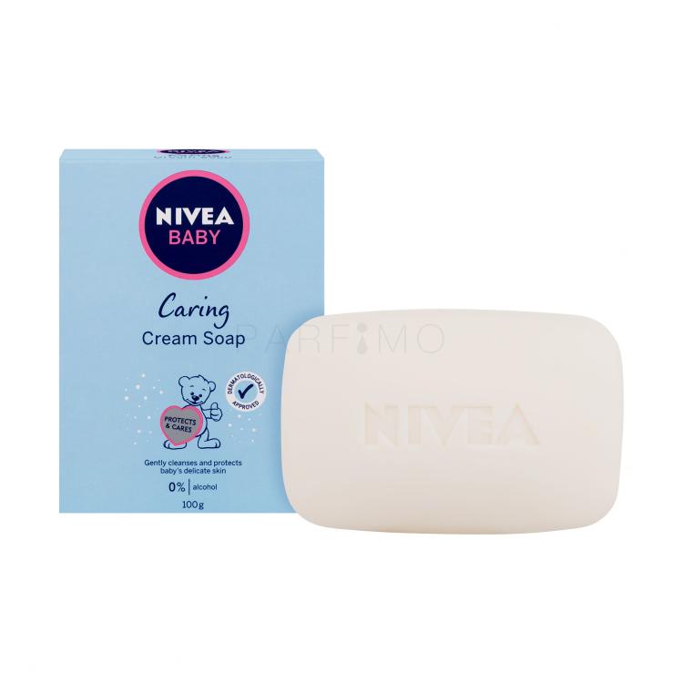 Nivea Baby Caring Cream Soap Sapone bambino 100 g