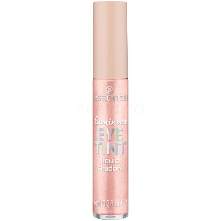 Essence Luminous Eye Tint Liquid Shadow Ombretto donna 6 ml Tonalità 01 Dazzling Rose