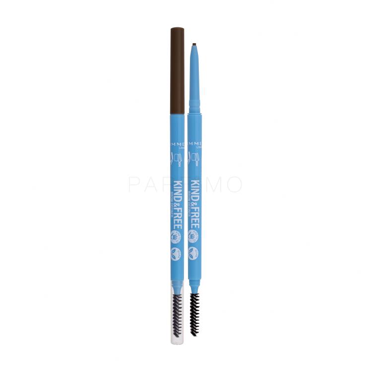 Rimmel London Kind &amp; Free Brow Definer Matita sopracciglia donna 0,09 g Tonalità 005 Chocolate