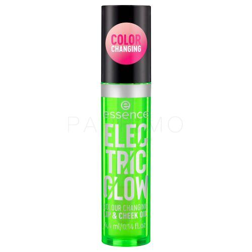 Essence Electric Glow Colour Changing Lip &amp; Cheek Oil Olio labbra donna 4,4 ml