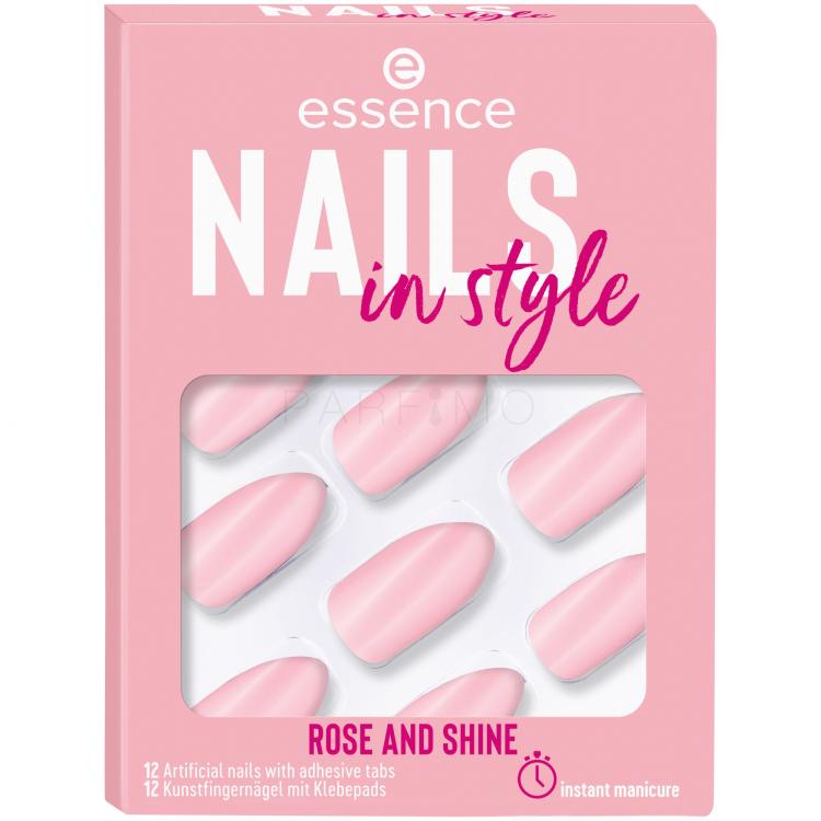 Essence Nails In Style Unghie finte donna Tonalità 14 Rose And Shine Set