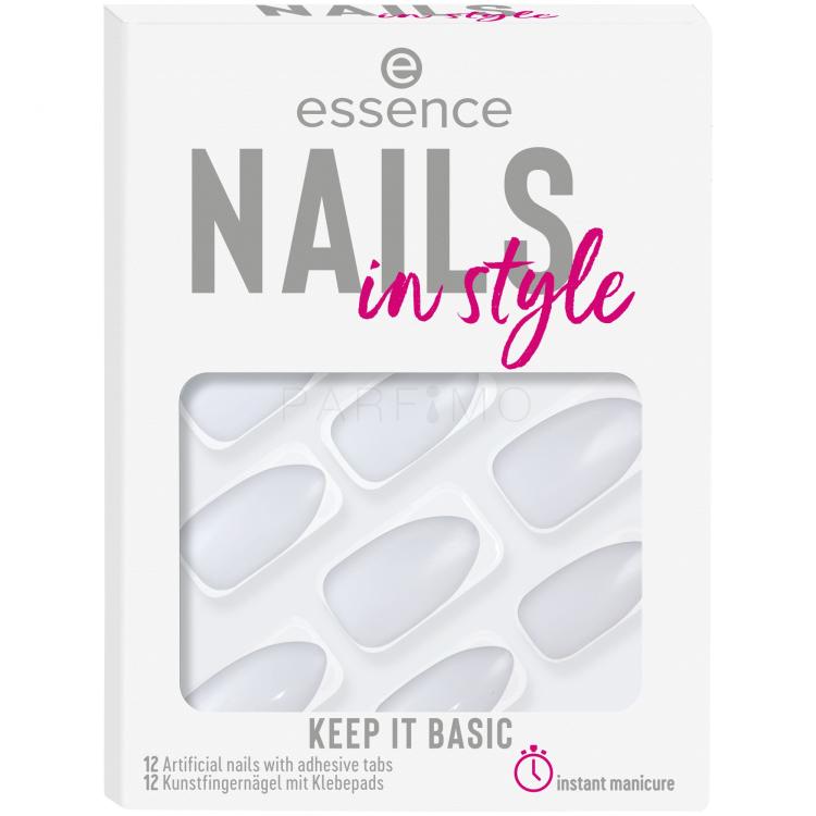 Essence Nails In Style Unghie finte donna Tonalità 15 Keep It Basic Set