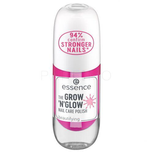 Essence The Grow&#039;N&#039;Glow Nail Care Polish Cura delle unghie donna 8 ml