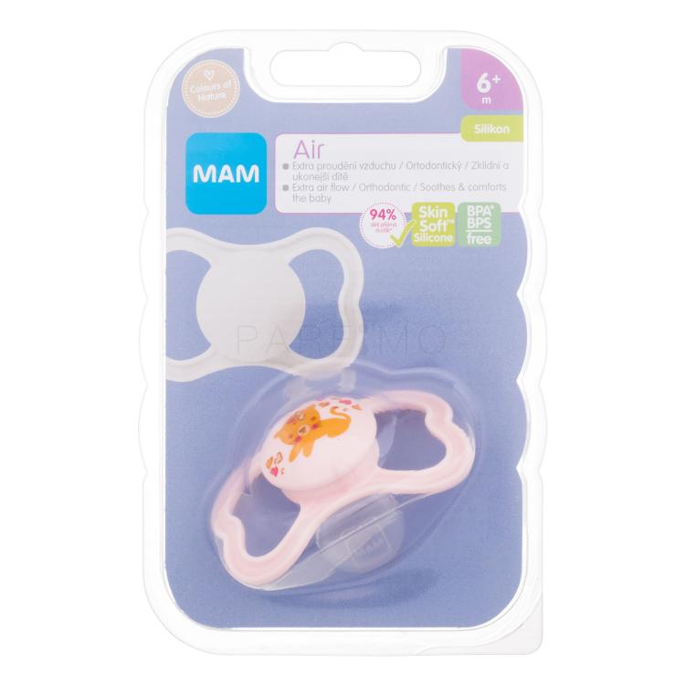 MAM Air Silicone Pacifier 6m+ Tiger Ciuccio bambino 1 pz