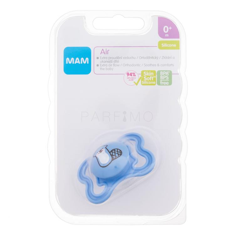 MAM Air Silicone Pacifier 0m+ Beaver Ciuccio bambino 1 pz