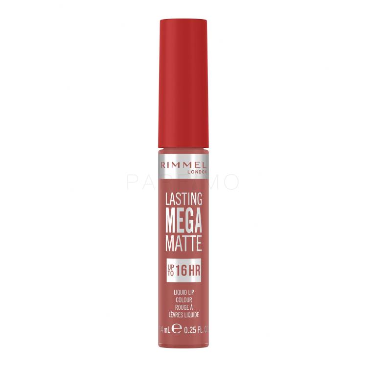 Rimmel London Lasting Mega Matte Liquid Lip Colour Rossetto donna 7,4 ml Tonalità Pink Blink