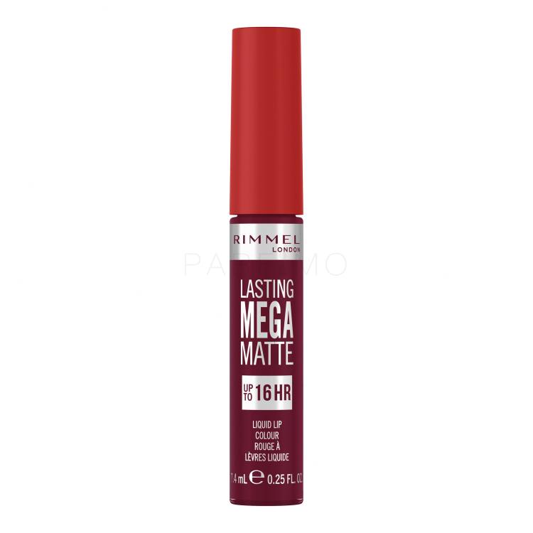 Rimmel London Lasting Mega Matte Liquid Lip Colour Rossetto donna 7,4 ml Tonalità Plum This Show