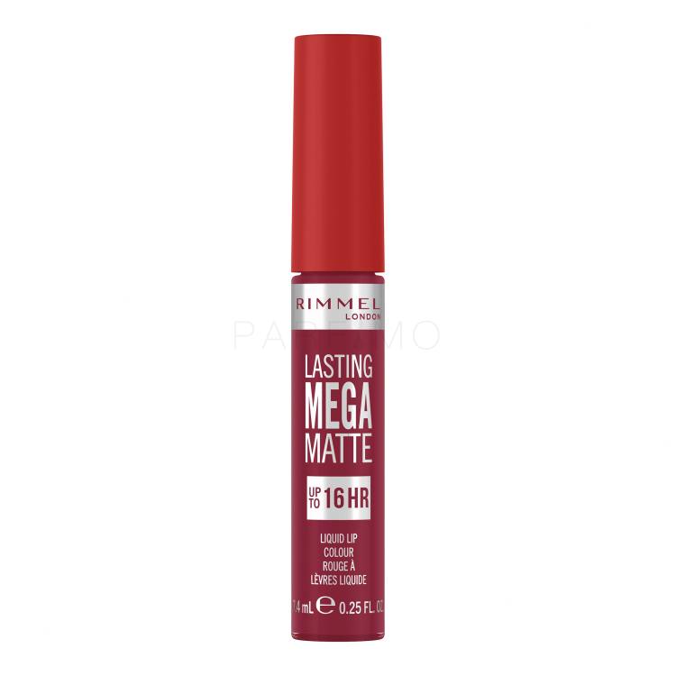 Rimmel London Lasting Mega Matte Liquid Lip Colour Rossetto donna 7,4 ml Tonalità Ruby Passion