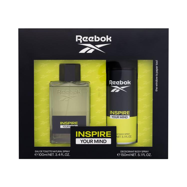 Reebok Inspire Your Mind Pacco regalo eau de toilette 100 ml + deodorante 150 ml