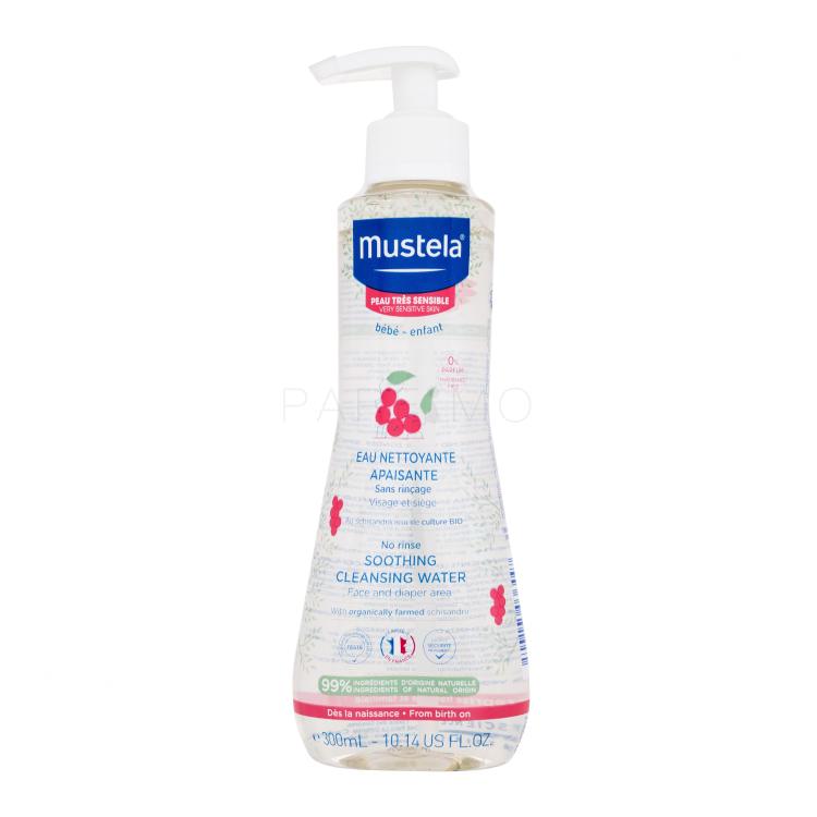 Mustela Bébé Soothing Cleansing Water No-Rinse Acqua detergente e tonico bambino 300 ml