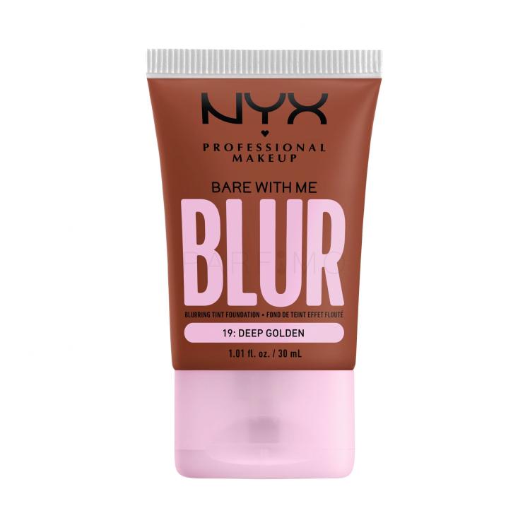 NYX Professional Makeup Bare With Me Blur Tint Foundation Fondotinta donna 30 ml Tonalità 19 Deep Golden