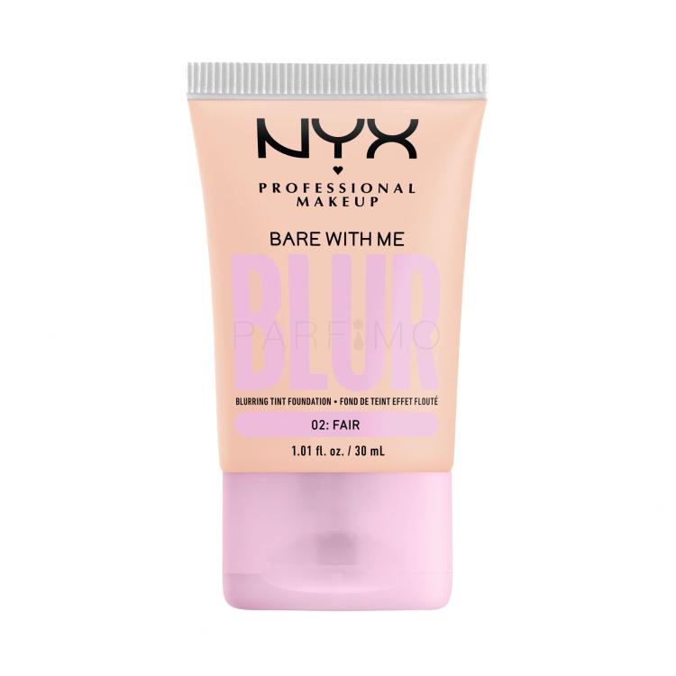 NYX Professional Makeup Bare With Me Blur Tint Foundation Fondotinta donna 30 ml Tonalità 02 Fair