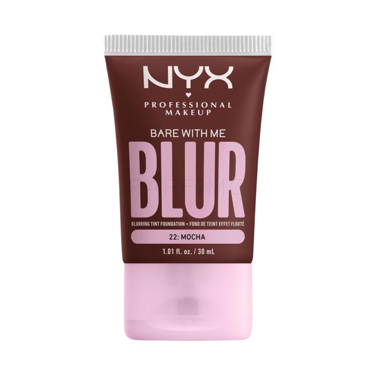 NYX Professional Makeup Bare With Me Blur Tint Foundation Fondotinta donna 30 ml Tonalità 22 Mocha