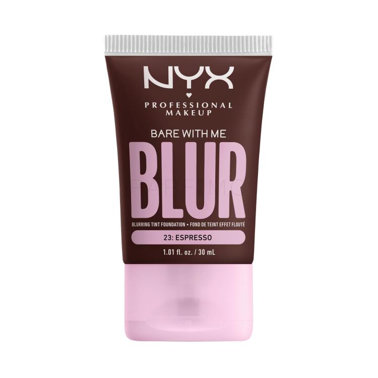 NYX Professional Makeup Bare With Me Blur Tint Foundation Fondotinta donna 30 ml Tonalità 23 Espresso