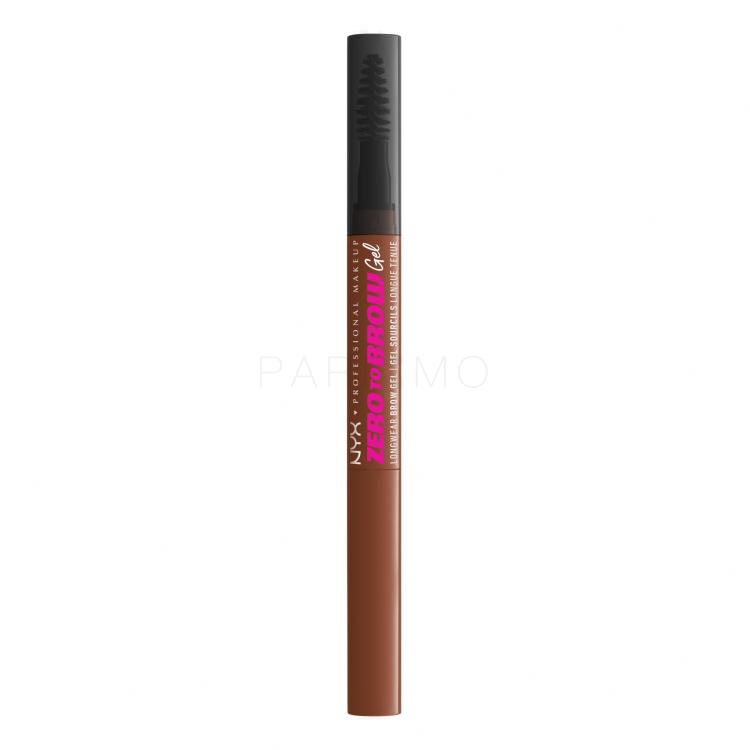 NYX Professional Makeup Zero To Brow Gel e pomate per sopracciglia donna 2 ml Tonalità 04 Auburn