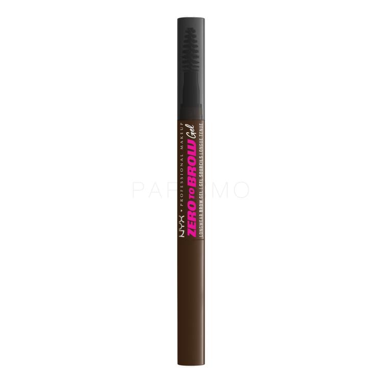 NYX Professional Makeup Zero To Brow Gel e pomate per sopracciglia donna 2 ml Tonalità 07 Espresso