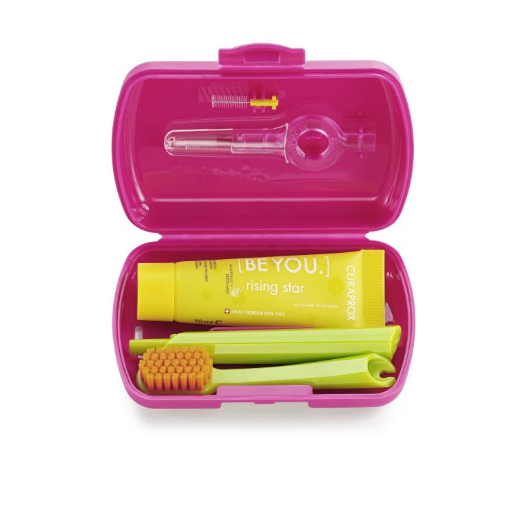 Curaprox Travel Set Red Spazzolino da denti Set