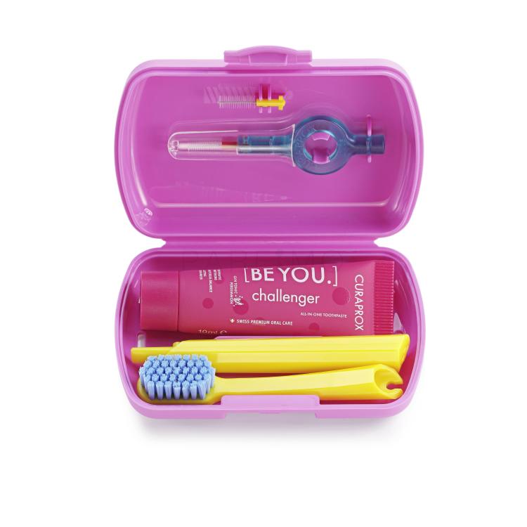 Curaprox Travel Set Pink Spazzolino da denti Set