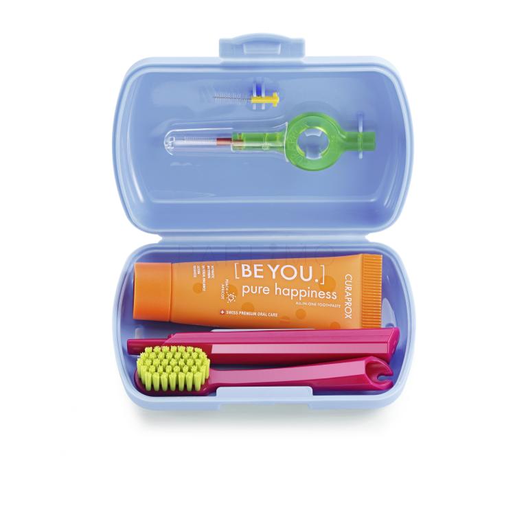 Curaprox Travel Set Blue Spazzolino da denti Set